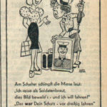 Cartoon Miese und Liese vom 22. Dezember 1943