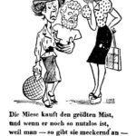 Cartoon Miese und Liese vom 12. Jänner 1944