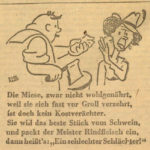 Cartoon Miese und Liese vom 3. März 1944