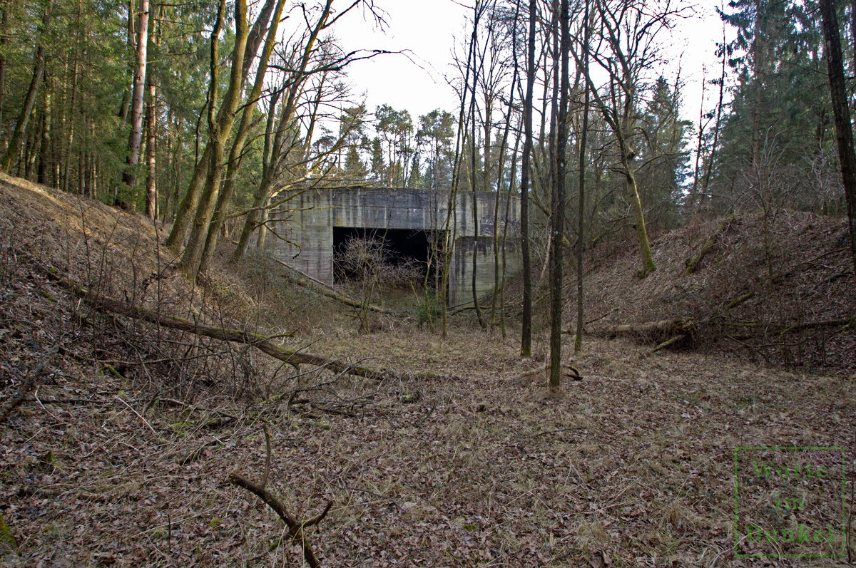 Die Walle der Schießbahnen