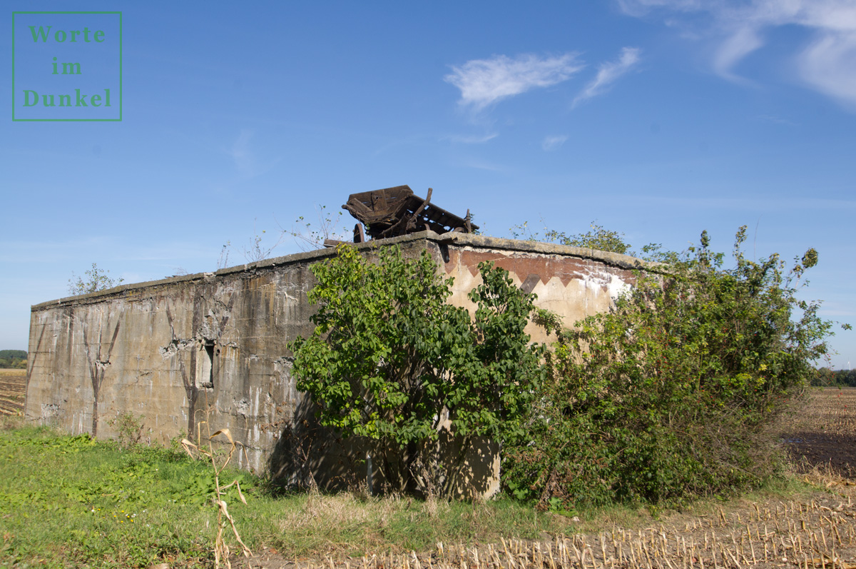 Übungsbunker eines Truppenübungsplatzes